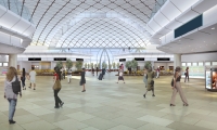 The new midfield five-level concourse will comprise total floor area of 73,000 sqm and ceiling height comparable to that of Terminal 1.